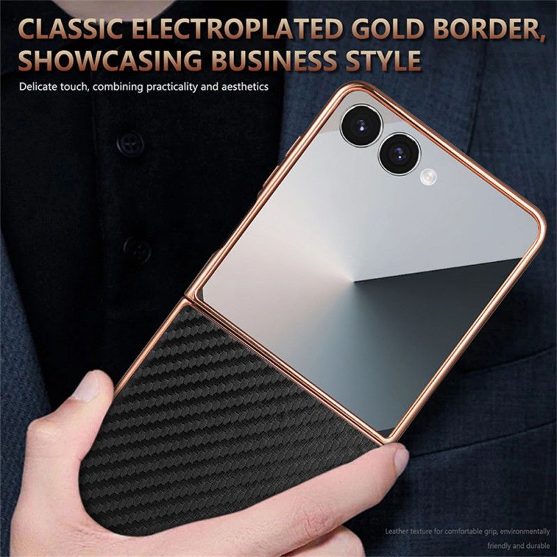 Hoesje Samsung Galaxy Z Flip 7 Koolstofvezel