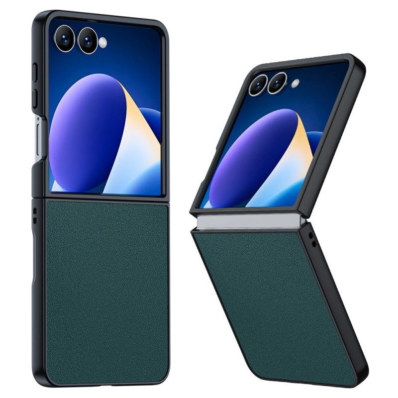 Hoesje Samsung Galaxy Z Flip 7 Lederlook Bescherming Hoesje