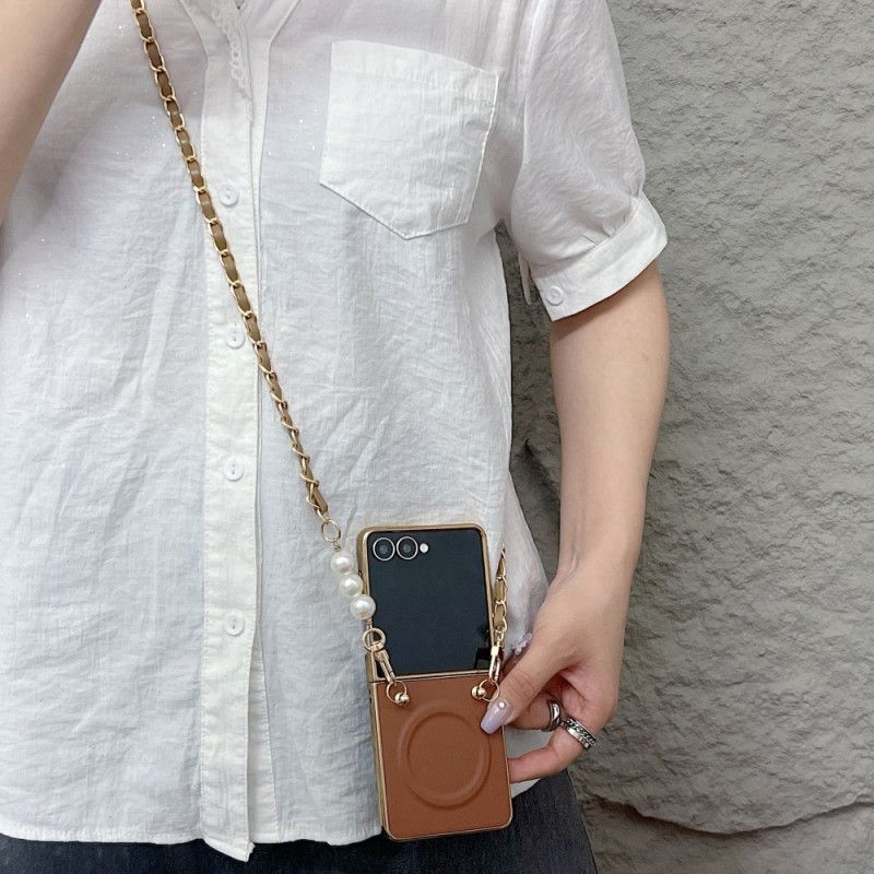 Hoesje Samsung Galaxy Z Flip 7 Magnetische Bedelriem