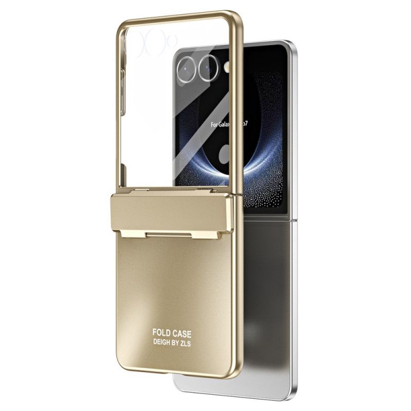 Hoesje Samsung Galaxy Z Flip 7 Metallic Effect Met Schermbeschermer