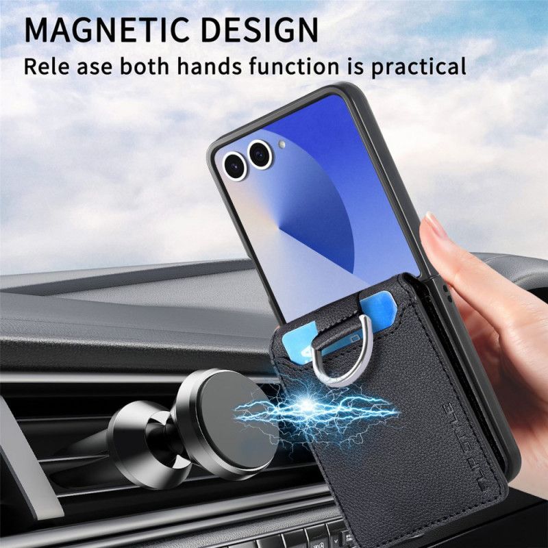 Hoesje Samsung Galaxy Z Flip 7 Premium Kaarthouder En Houder