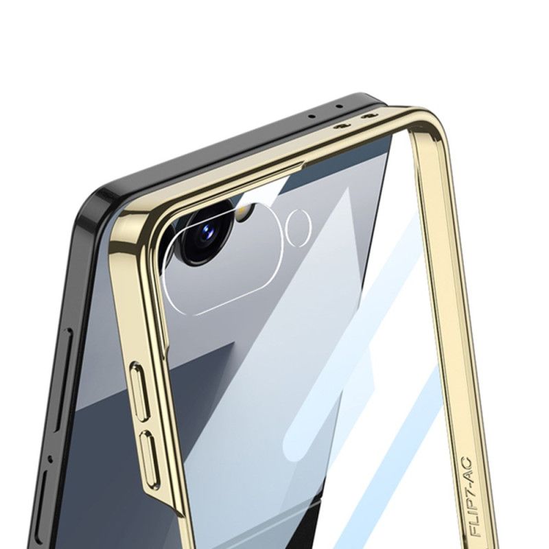 Hoesje Samsung Galaxy Z Flip 7 Ring Houder En Afneembare Schouderriem Bescherming Hoesje