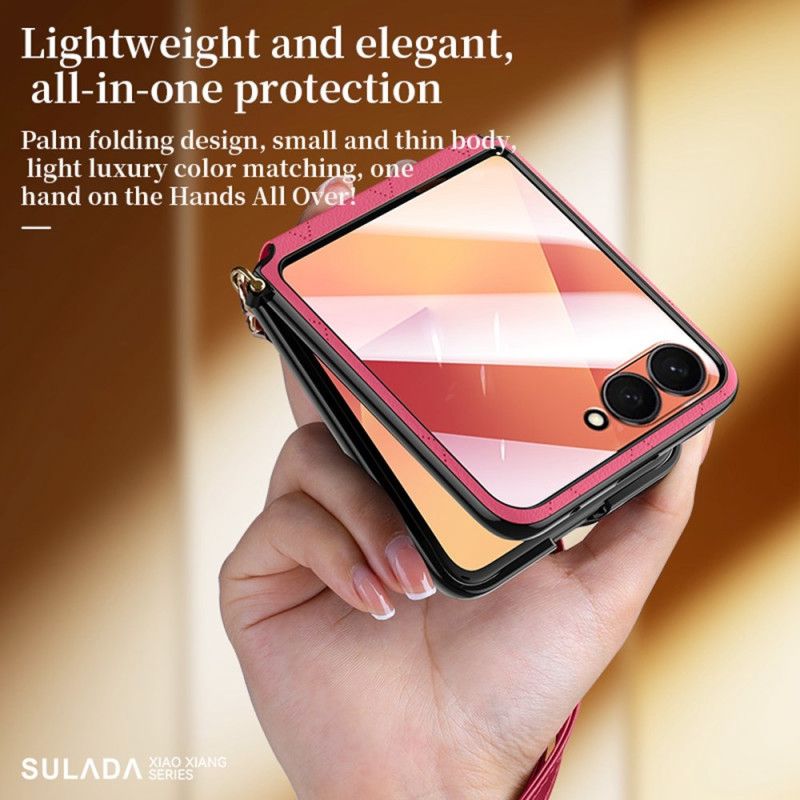 Hoesje Samsung Galaxy Z Flip 7 Sulada Schouderband