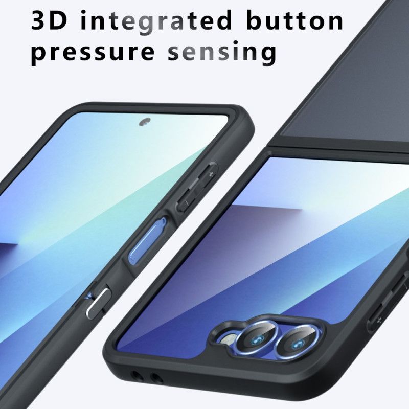 Hoesje Samsung Galaxy Z Flip 7 Transparant Zwart