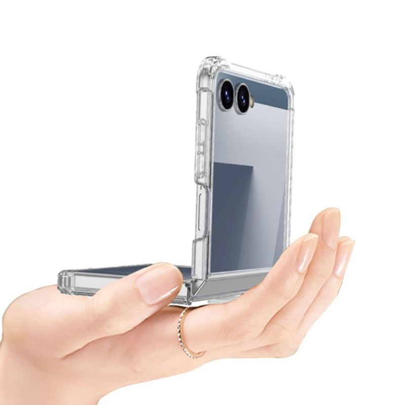 Hoesje Voor Samsung Galaxy Z Flip 7 Gkk Metallic Stijl Velg