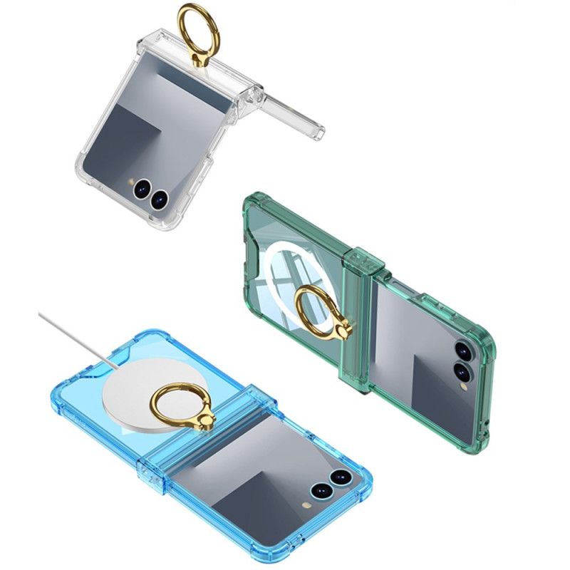 Hoesje Voor Samsung Galaxy Z Flip 7 Magnetisch Met Ringhouder