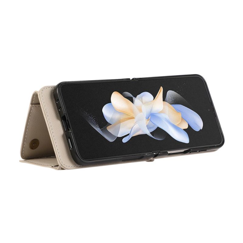 Hoesje Voor Samsung Galaxy Z Flip 7 Portemonnee En Schouderband