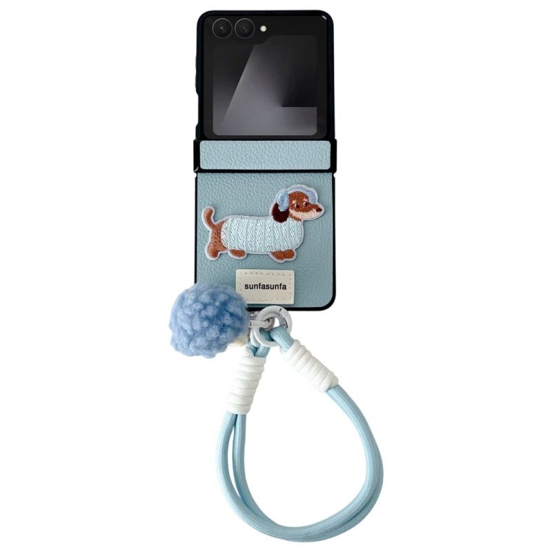 Hoesje Voor Samsung Galaxy Z Flip 7 Scharnierbeschermer En Band