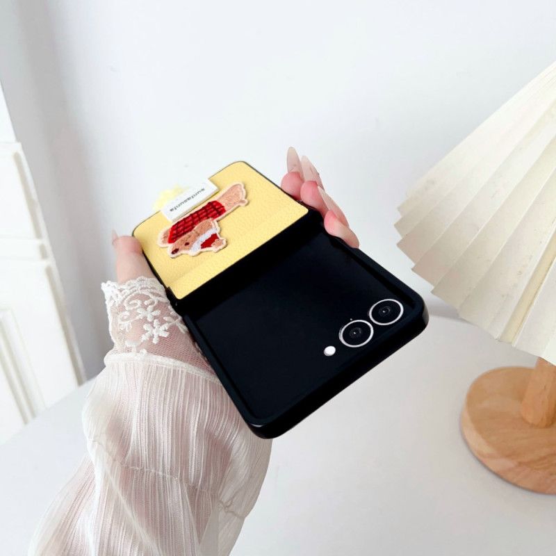 Hoesje Voor Samsung Galaxy Z Flip 7 Scharnierbeschermer En Band