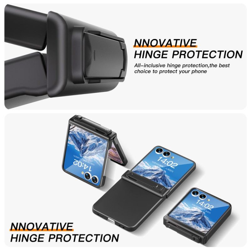 Hoesje Voor Samsung Galaxy Z Flip 7 Scharnierbeschermer En Standaard