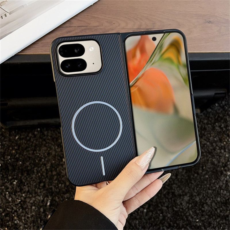 Hoesje Google Pixel 10 Pro Fold Magsafe-compatibel Koolstofvezel Bescherming Hoesje