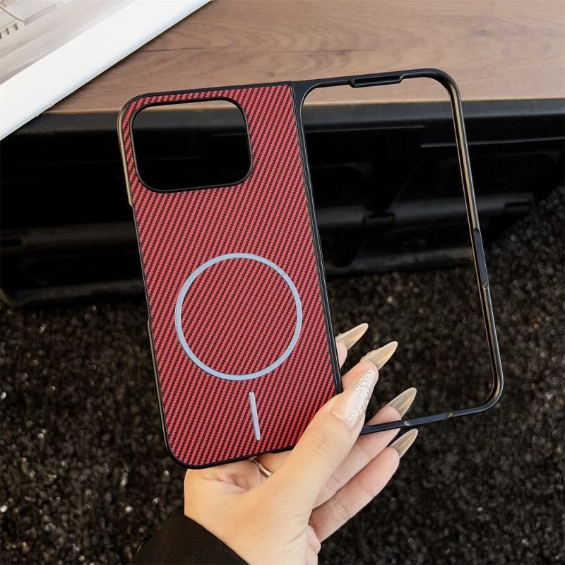 Hoesje Google Pixel 10 Pro Fold Magsafe-compatibel Koolstofvezel Bescherming Hoesje