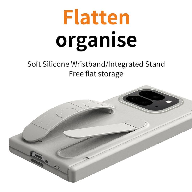 Hoesje Google Pixel 10 Pro Fold Ultra-resistent Met Bandje En Standaard