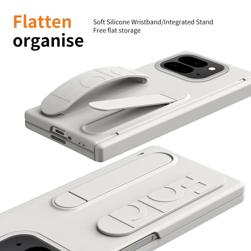 Hoesje Google Pixel 10 Pro Fold Valbestendig Met Bandje En Standaard Bescherming Hoesje