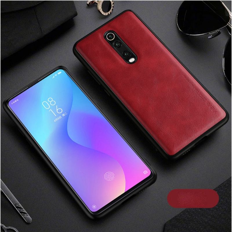 Case Hoesje Xiaomi Mi 9T / Mi 9T Pro Bruin Zwart Telefoonhoesje Vintage Leereffect