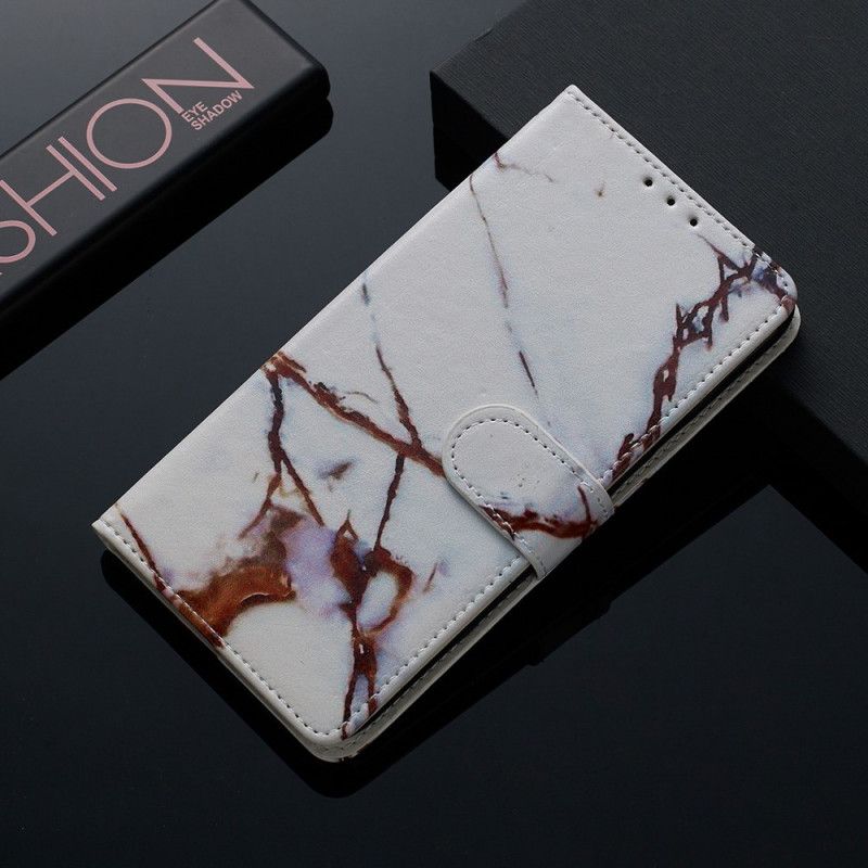 Cover Folio-hoesje Xiaomi Mi 9T / Mi 9T Pro Wit Telefoonhoesje Enkele Knikker