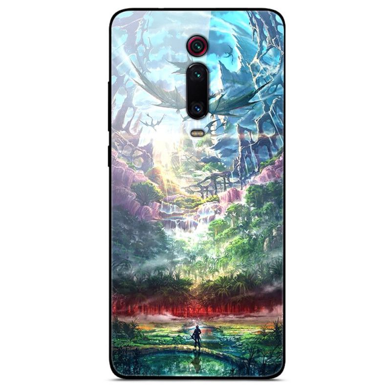 Cover Hoesje Xiaomi Mi 9T / Mi 9T Pro Telefoonhoesje Hemelse Natuur Gehard Glas