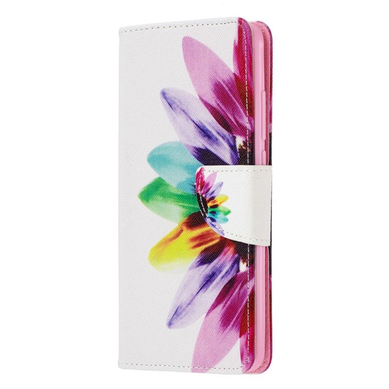 Flip Case Leren Xiaomi Mi 9T / Mi 9T Pro Aquarelbloem