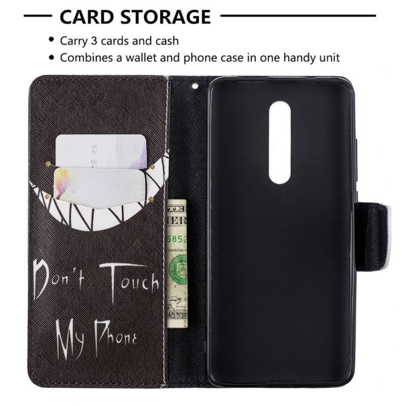 Flip Case Leren Xiaomi Mi 9T / Mi 9T Pro Duivelse Telefoon