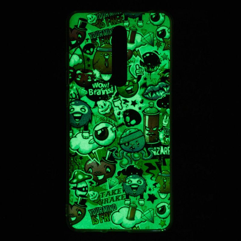Hoesje voor Xiaomi Mi 9T / Mi 9T Pro Fluorescerende Waanzin