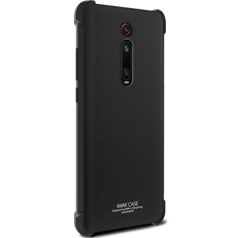 Hoesje voor Xiaomi Mi 9T / Mi 9T Pro Grijs Zwart Met Imak-Schermfilm