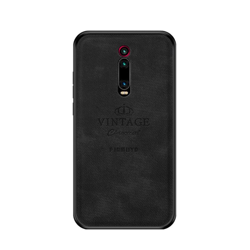 Hoesje voor Xiaomi Mi 9T / Mi 9T Pro Rood Grijs Eervolle Vintage Pinwuyo