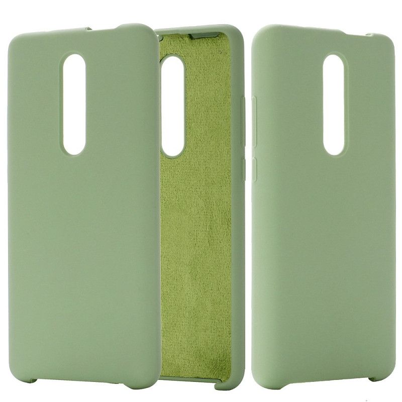 Hoesje voor Xiaomi Mi 9T / Mi 9T Pro Wit Zwart Siliconenvloeistof