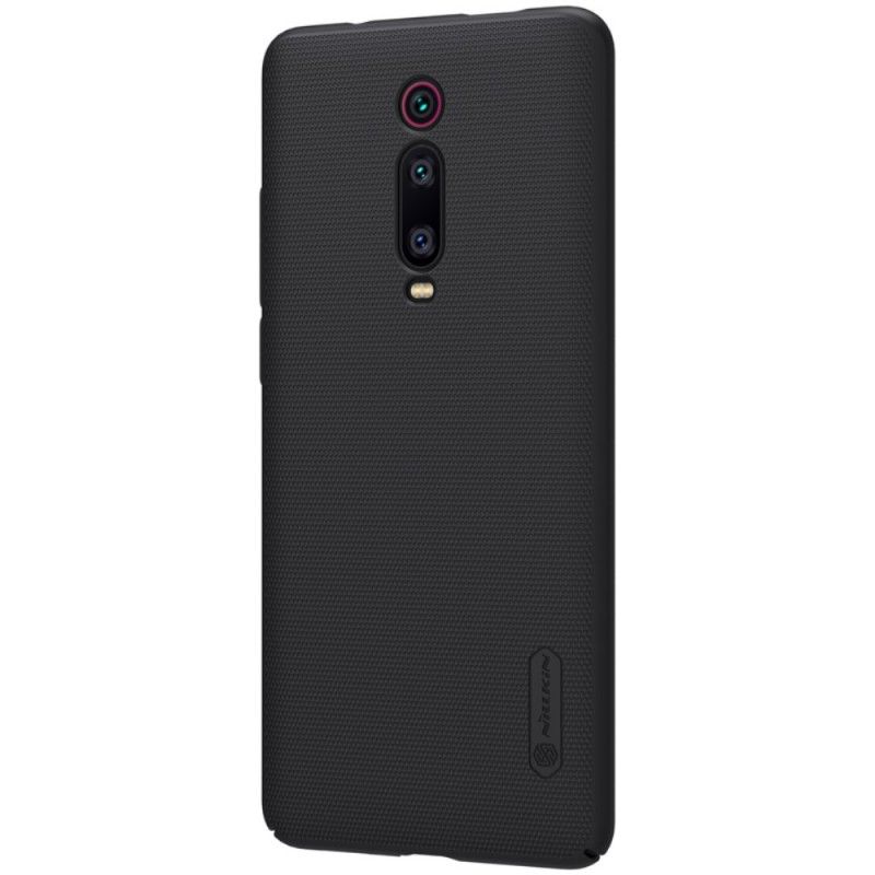 Hoesje Xiaomi Mi 9T / Mi 9T Pro Rood Zwart Stijve Frosted Nillkin