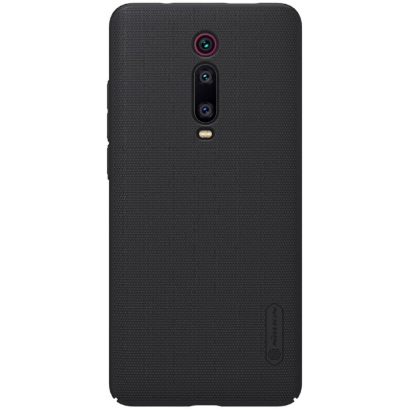 Hoesje Xiaomi Mi 9T / Mi 9T Pro Rood Zwart Stijve Frosted Nillkin