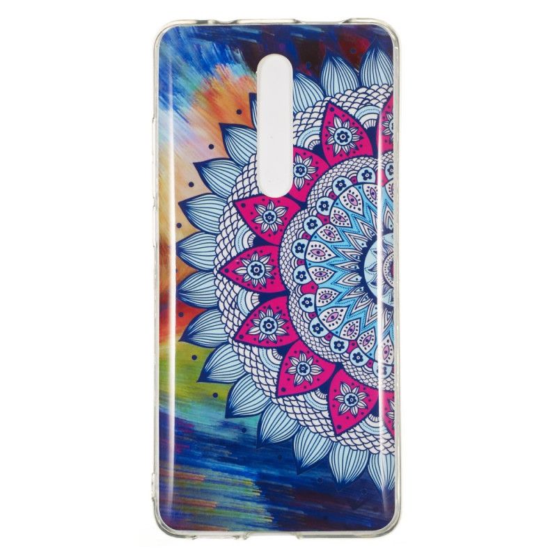 Hoesje Xiaomi Mi 9T / Mi 9T Pro Telefoonhoesje Fluorescerende Mandala