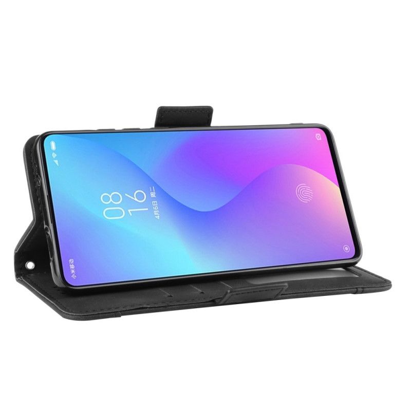 Leren Hoesje voor Xiaomi Mi 9T / Mi 9T Pro Rood Zwart Eersteklas Multikaart