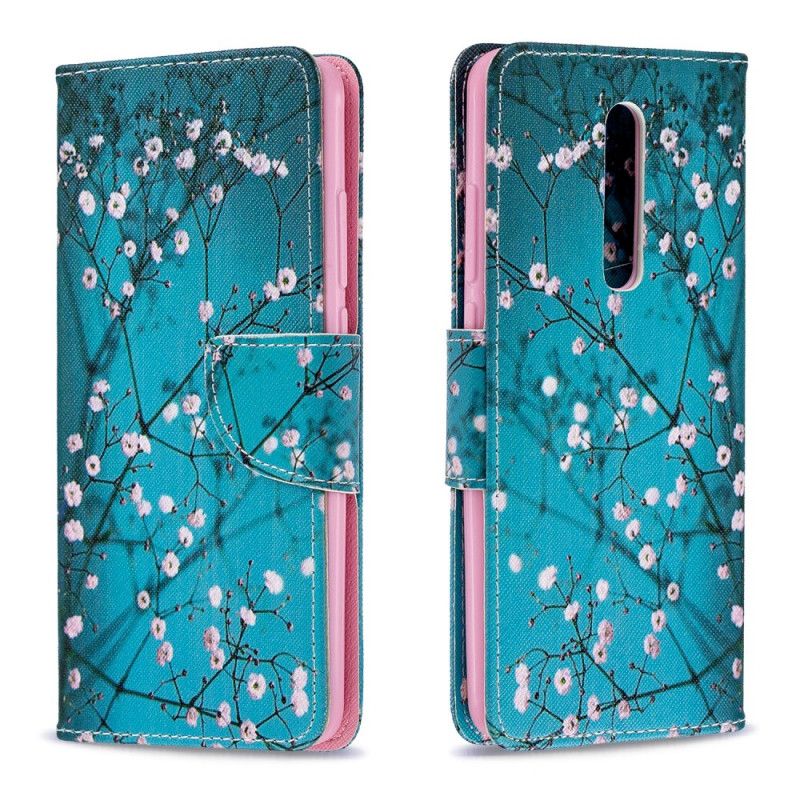 Leren Hoesje Xiaomi Mi 9T / Mi 9T Pro Bloeiende Boom