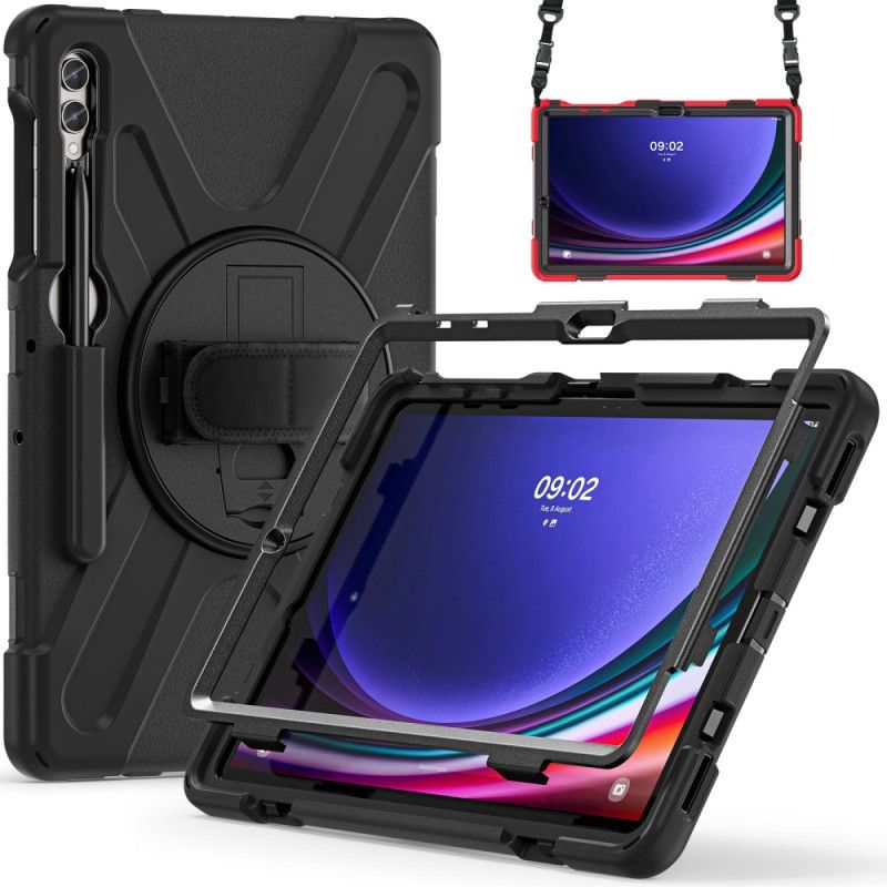 Case Hoesje Samsung Galaxy Tab S10 Plus Telefoonhoesje Duurzame Standaard En Schouderriem