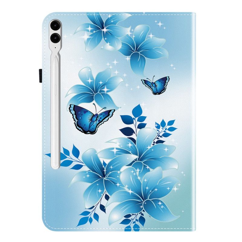Cover Samsung Galaxy Tab S10 Plus Blauw Vlinderpatroon