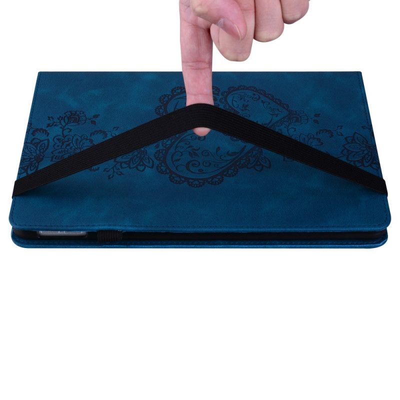 Cover Samsung Galaxy Tab S10 Plus Hartjes Met Suède-effect