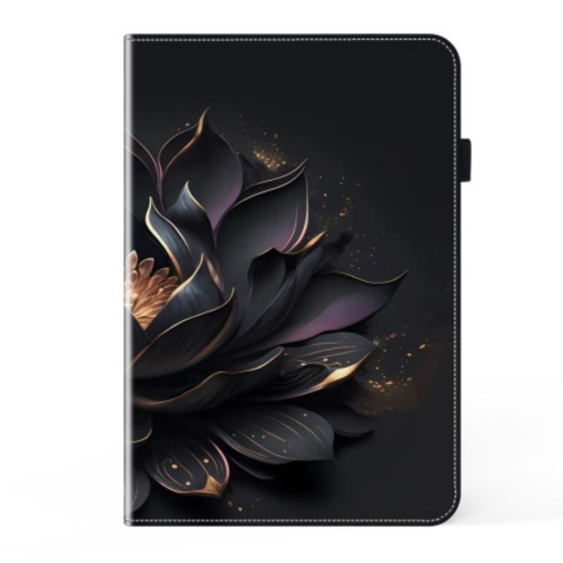 Cover Voor Samsung Galaxy Tab S10 Plus Paarse Lotus