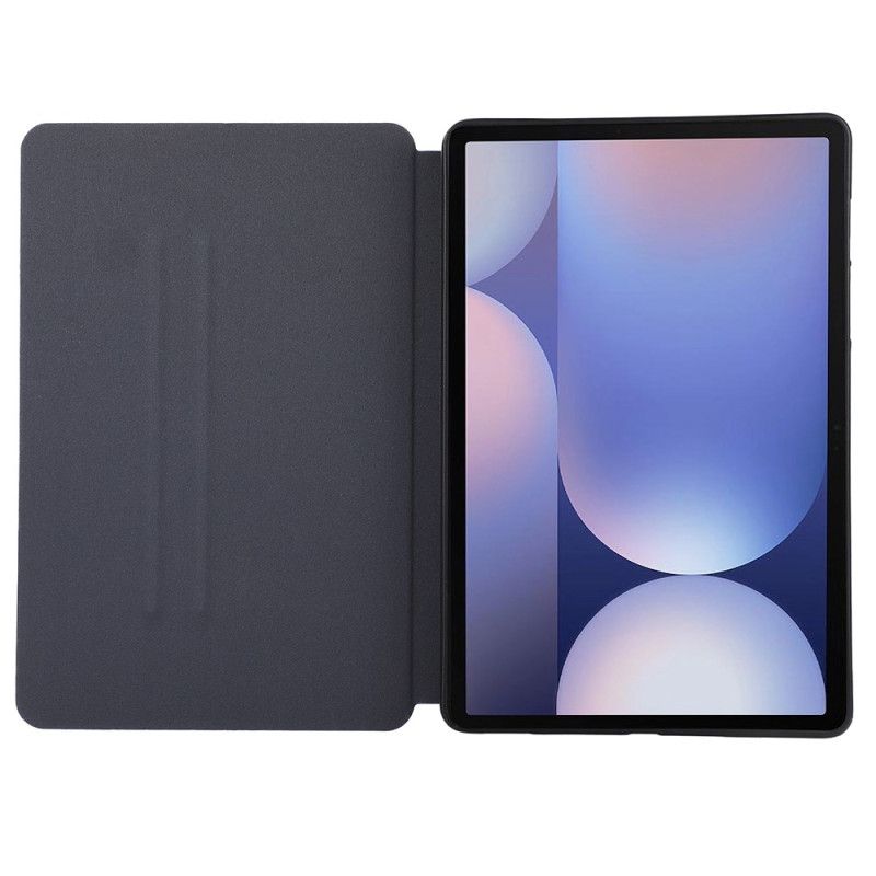 Cover Voor Samsung Galaxy Tab S10 Plus Stylushouder Met Suède-effect
