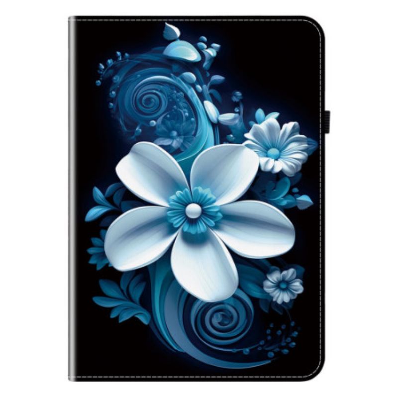Cover Voor Samsung Galaxy Tab S10 Plus Witte Bloem