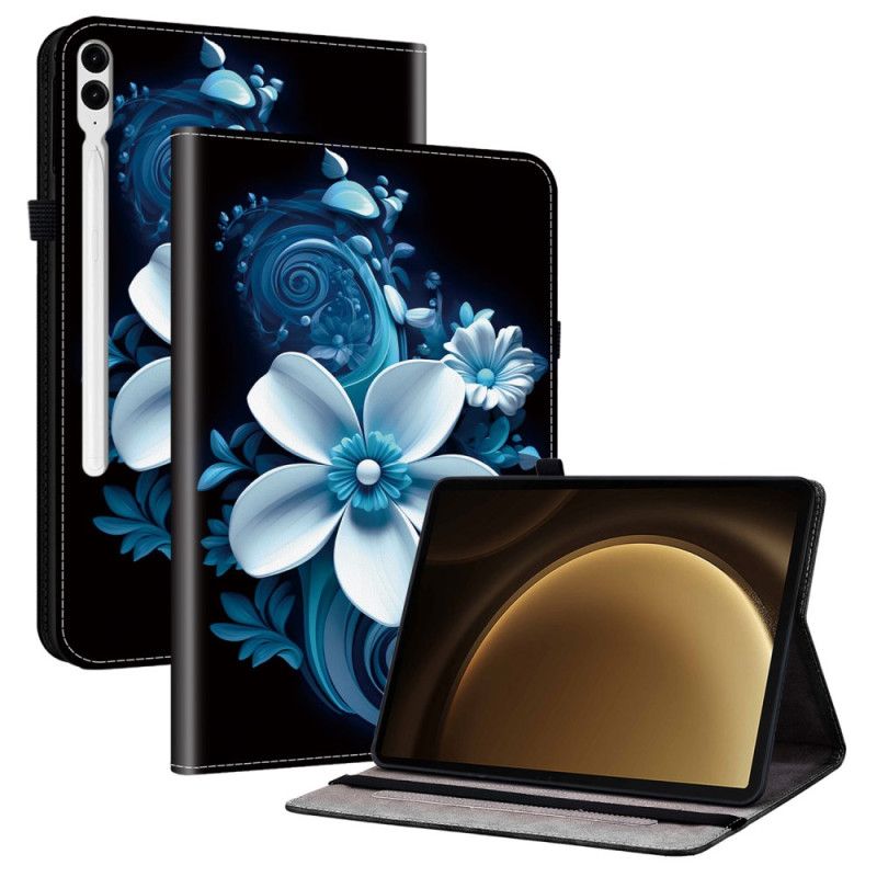 Cover Voor Samsung Galaxy Tab S10 Plus Witte Bloem