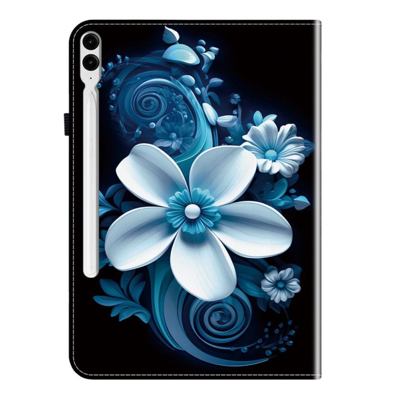 Cover Voor Samsung Galaxy Tab S10 Plus Witte Bloem