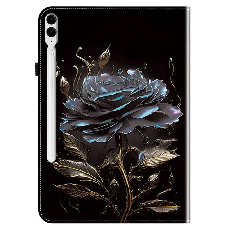 Cover Voor Samsung Galaxy Tab S10 Plus Zwarte Roos