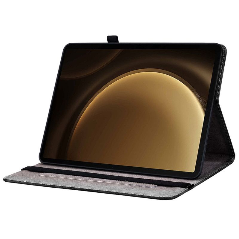 Cover Voor Samsung Galaxy Tab S10 Plus Zwarte Roos