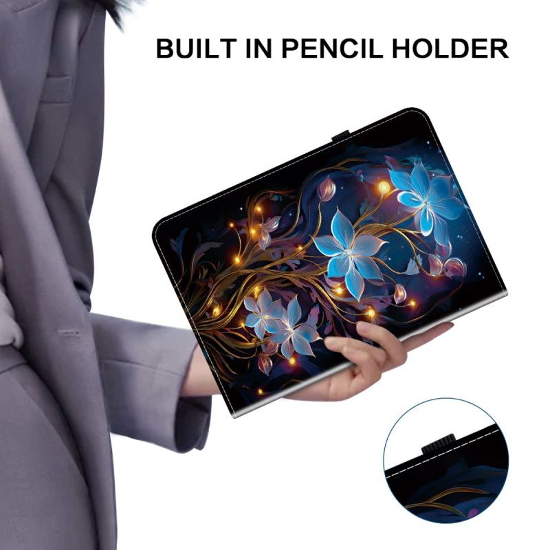 Hoesje Case Samsung Galaxy Tab S10 Plus Heldere Bloemen