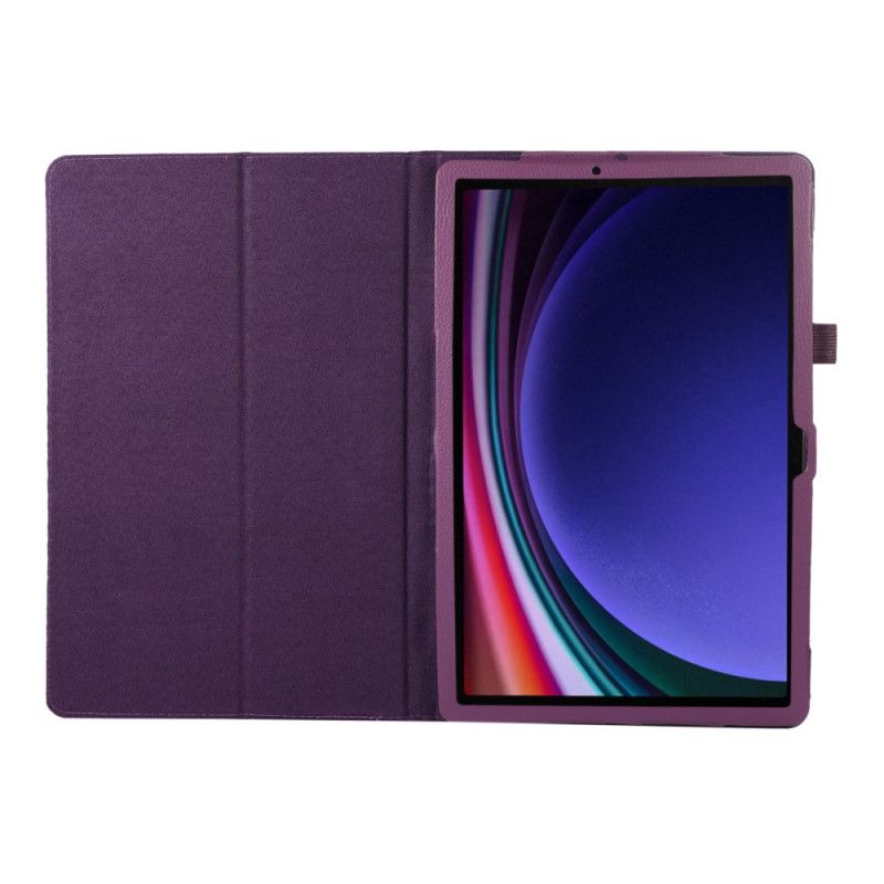 Hoesje Case Samsung Galaxy Tab S10 Plus Telefoonhoesje Lychee-textuur