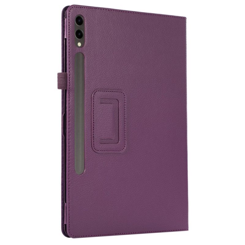 Hoesje Case Samsung Galaxy Tab S10 Plus Telefoonhoesje Lychee-textuur
