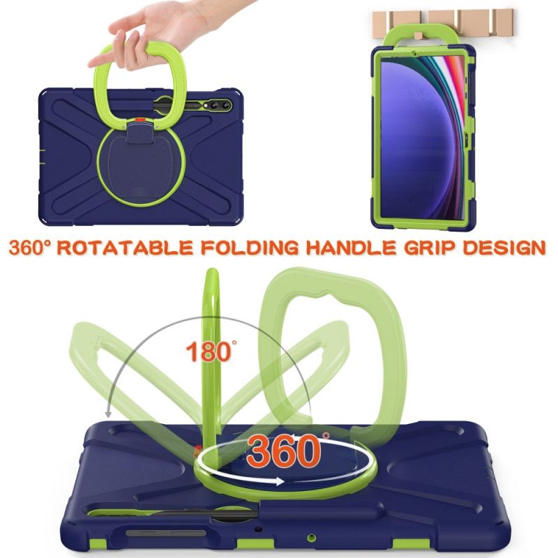 Hoesje Samsung Galaxy Tab S10 Plus Multifunctionele Draaibare Standaard En Handgreep