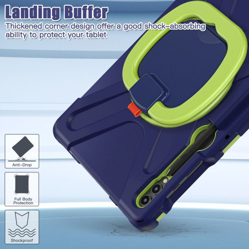 Hoesje Samsung Galaxy Tab S10 Plus Multifunctionele Draaibare Standaard En Handgreep