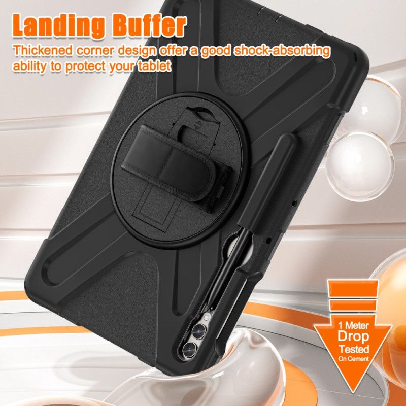 Hoesje Samsung Galaxy Tab S10 Plus Riem En Standaard