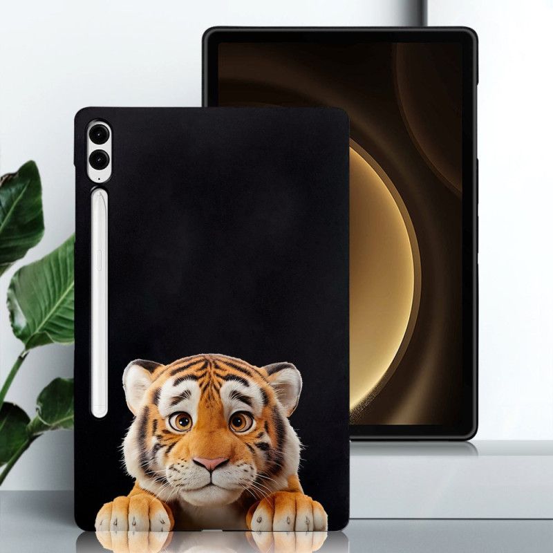 Hoesje Samsung Galaxy Tab S10 Plus Stylushouder Met Tijger Bescherming Hoesje