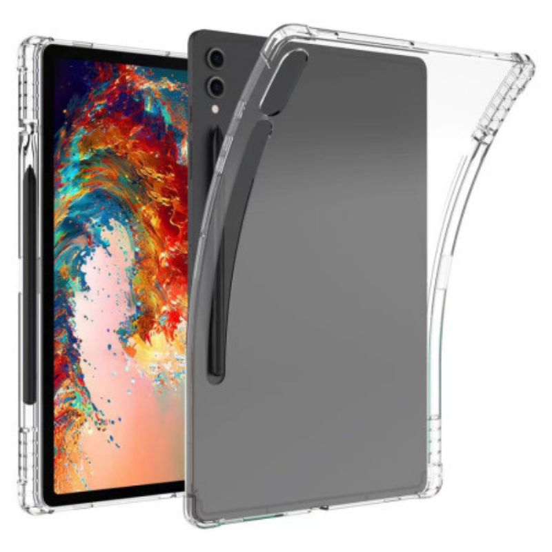 Hoesje Samsung Galaxy Tab S10 Plus Verstevigd Transparant Met Stylushouder